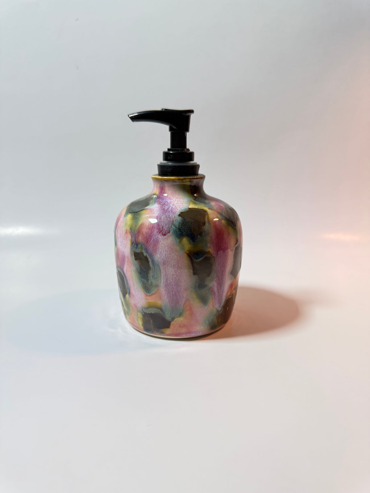 Berry Terrazzo Ceramic Soap Dispenser
