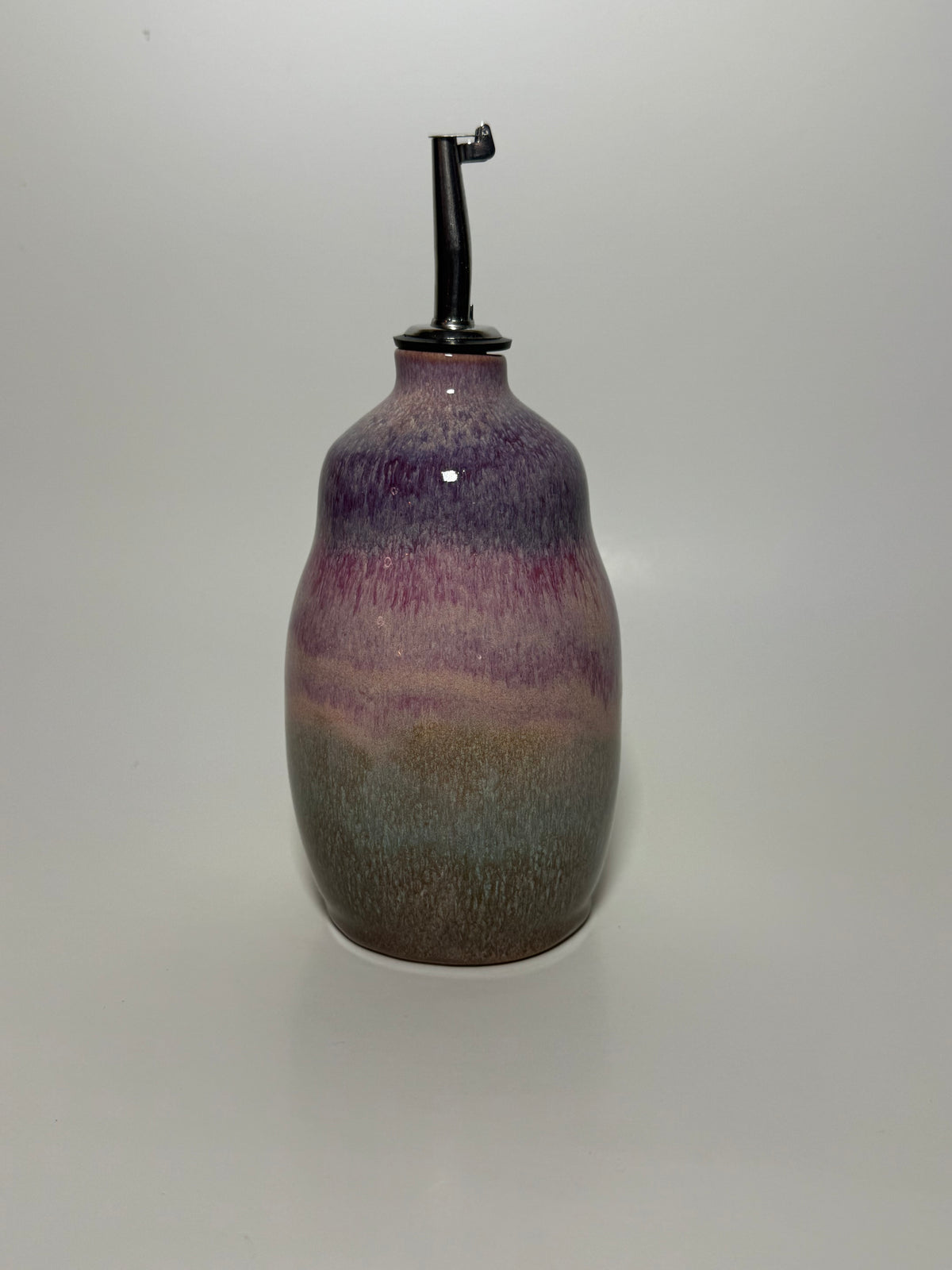 Lavender Dusk Ceramic Oil Cruet