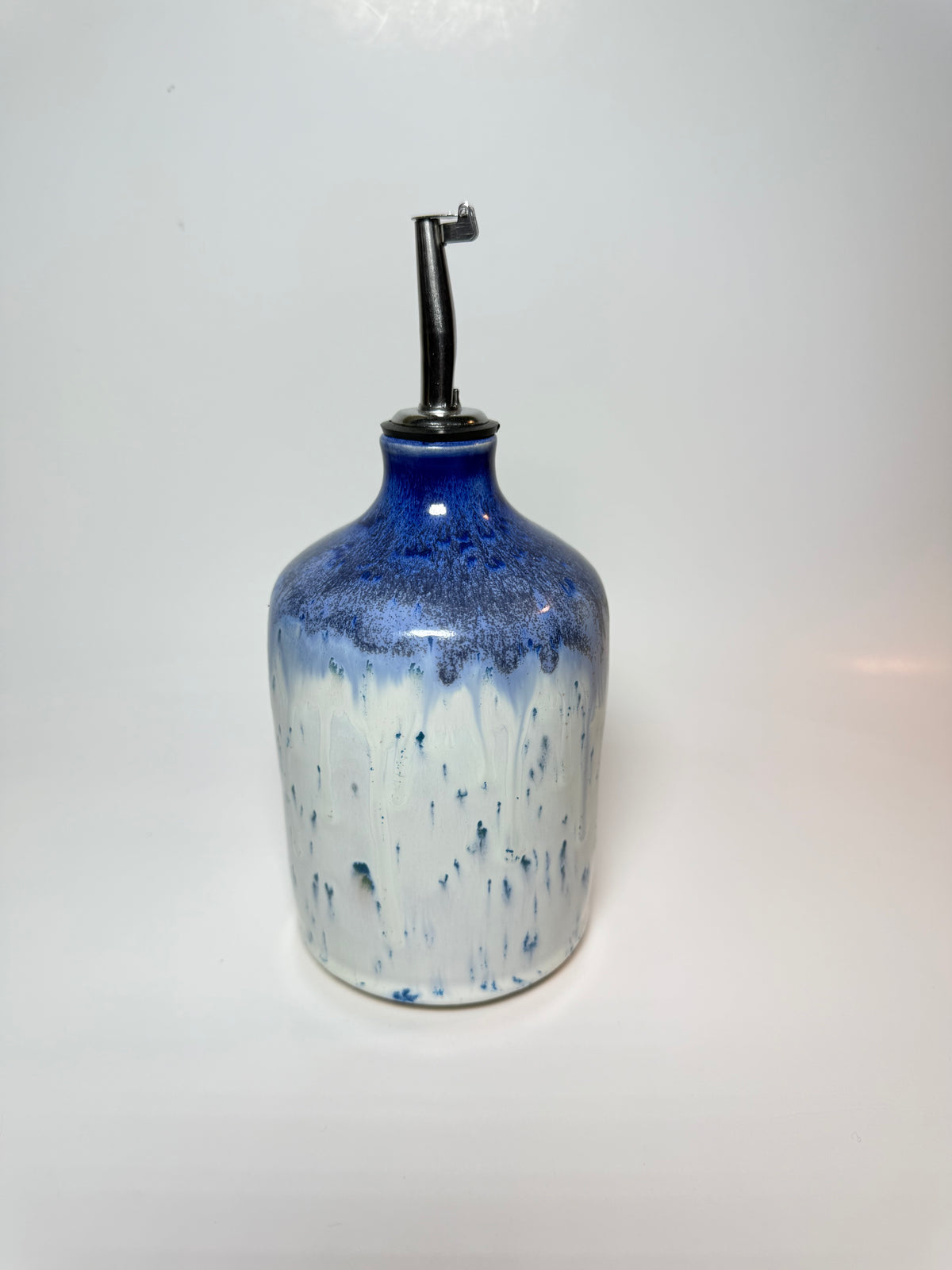 Glacier Melt Ceramic Oil Cruet