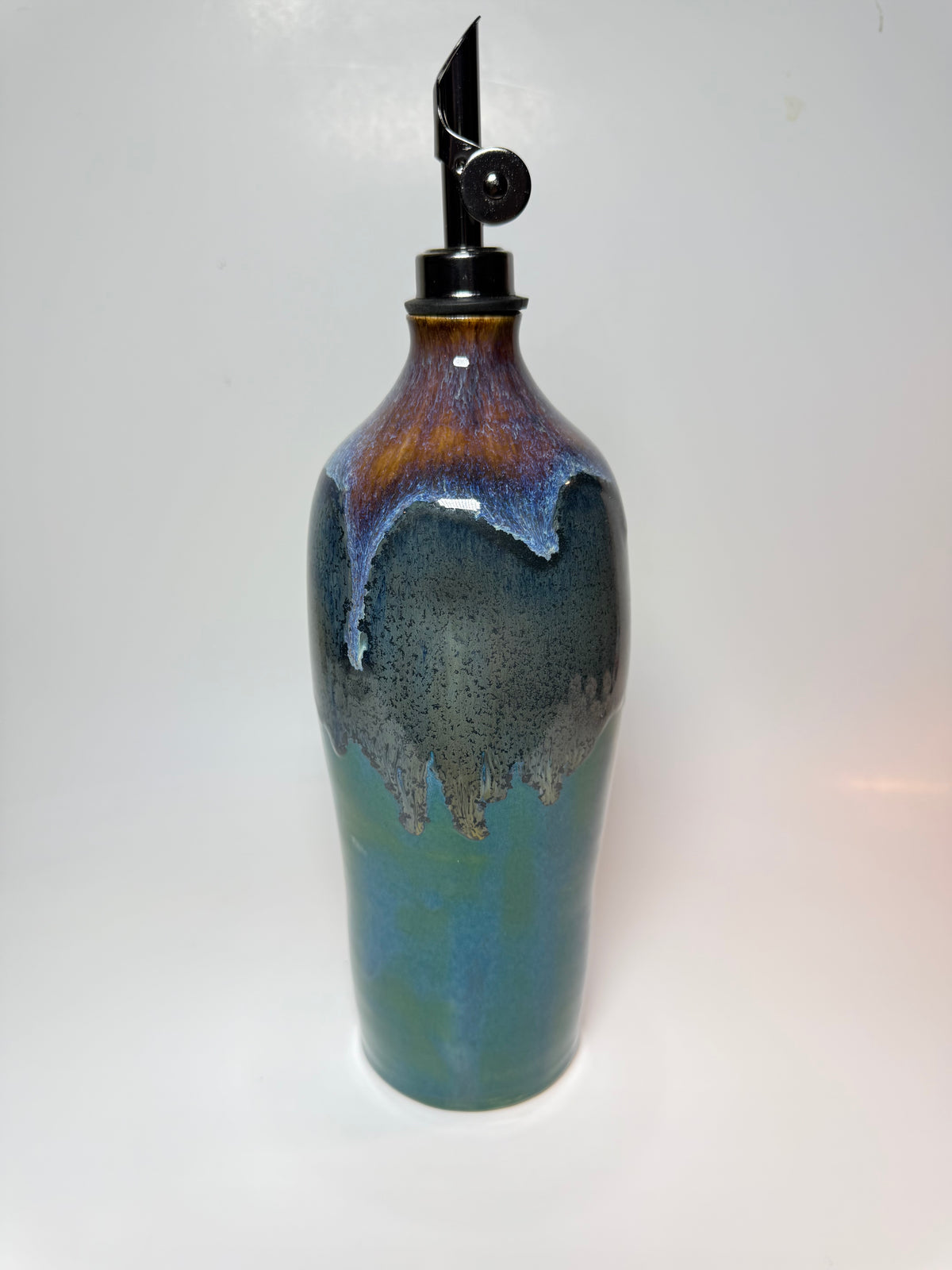 Tidepool Amber Ceramic Oil Cruet