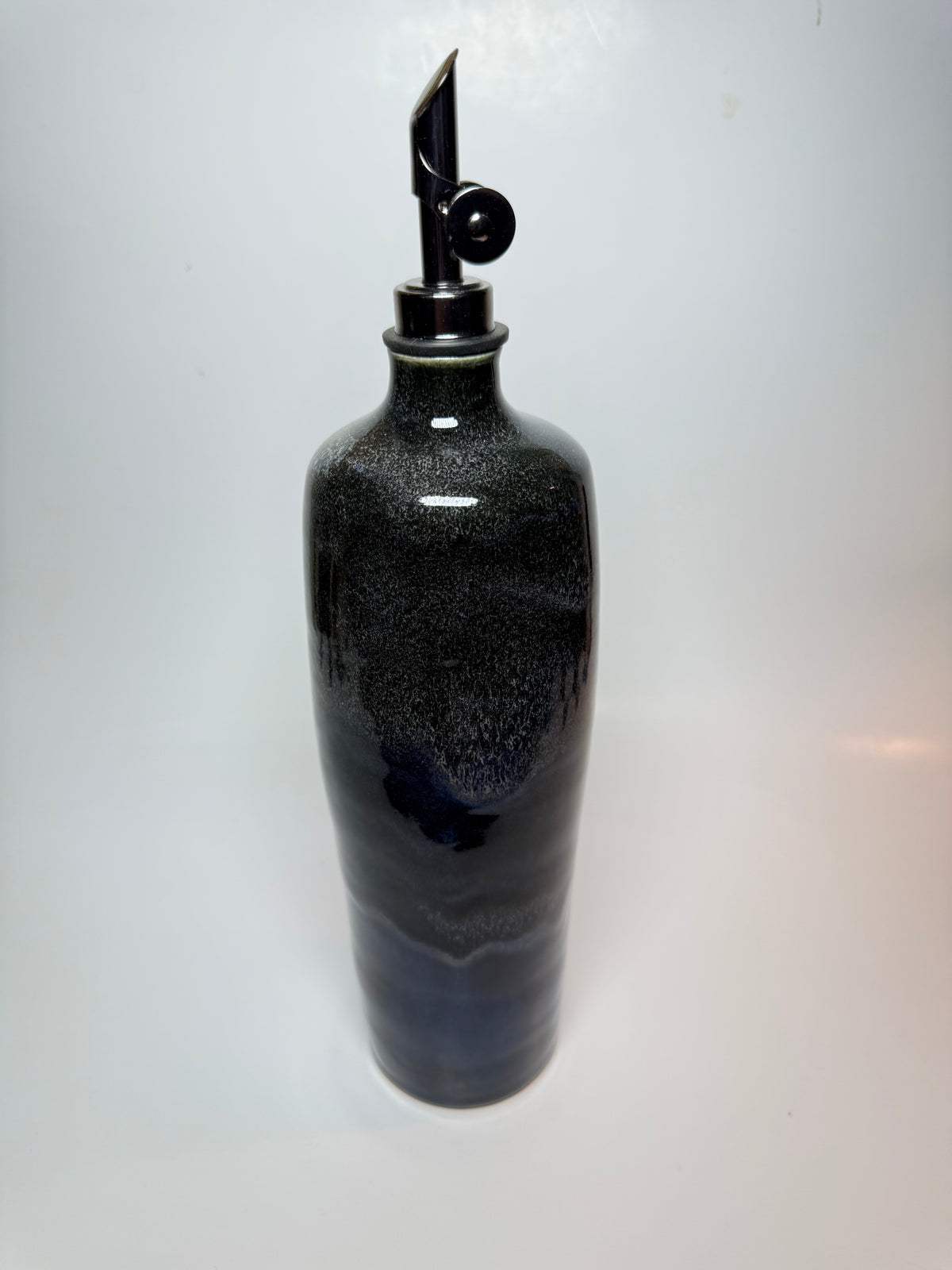 Black Pearl Ceramic Oil Cruet