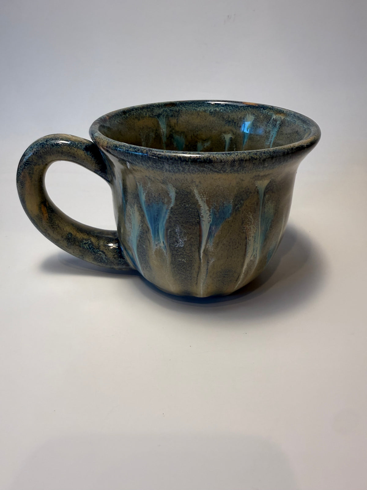 Blue Feather Mug