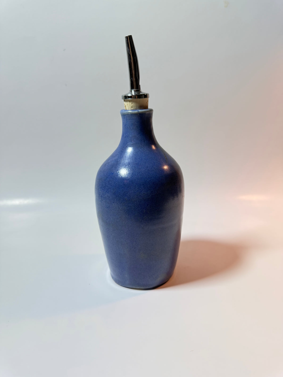 Periwinkle Dusk Ceramic Oil Bottle