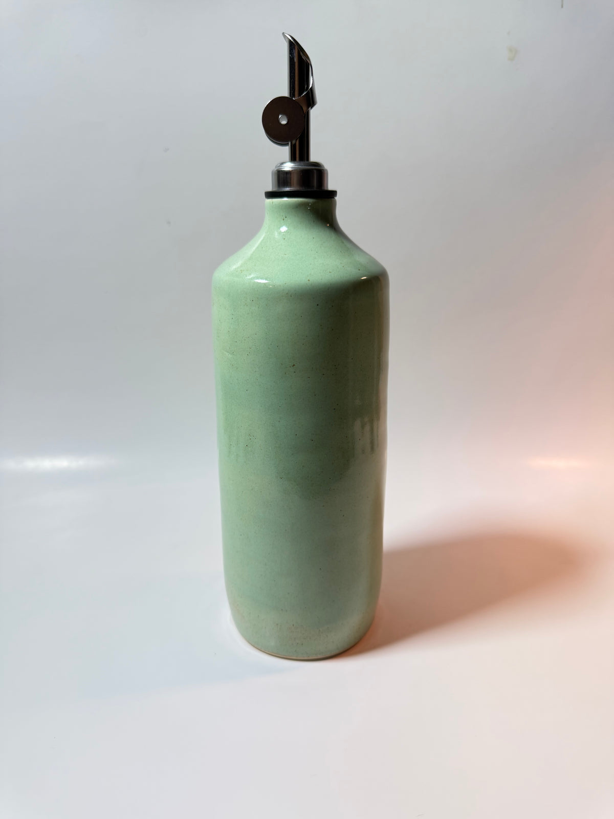 Fresh Mint Ceramic Oil Cruet
