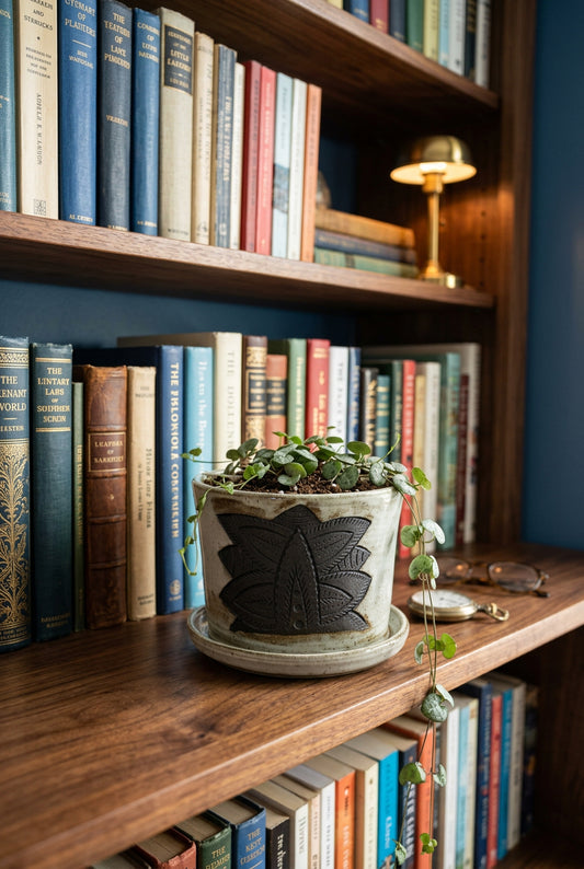 Lotus Garden Bookend Planter