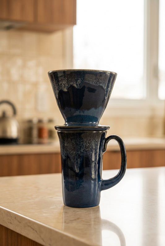 Midnight Frost Pour-Over Coffee Set